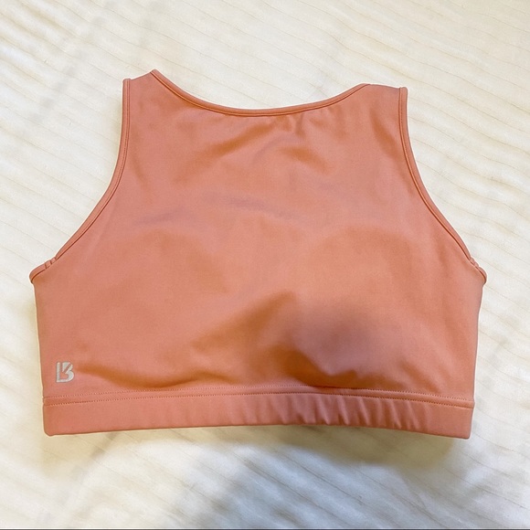 BuffBunny Posh Laser Cutout Sportsbra Peach size Medium - Picture 5 of 11
